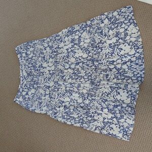 Cynthia Rowley floral botanical tiered skirt size L